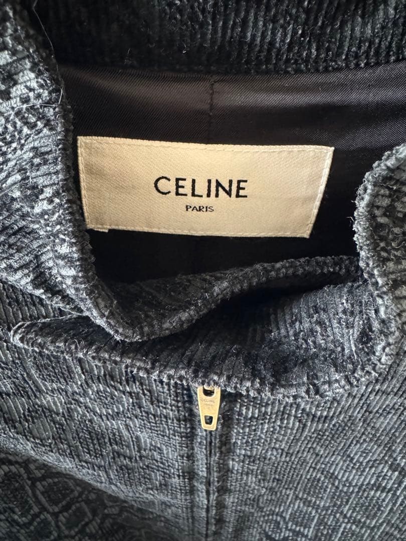 CELINE Python pattern zip up jacket rare - image 6