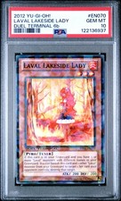 2012 YU-GI-OH! DUEL TERMINAL 6B #EN070 LAVAL LAKESIDE LADY PSA 10