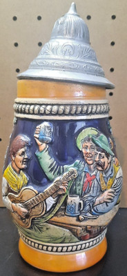 GIBS KA SUND , AUF DER ALMA DA VINTAGE BEER STEIN WESTERN GERMANY