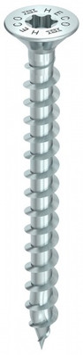 HECO-TOPIX-plus Senkkopfschraube 3x25 Variables Vollgewinde T-10 verzinkt blau, 