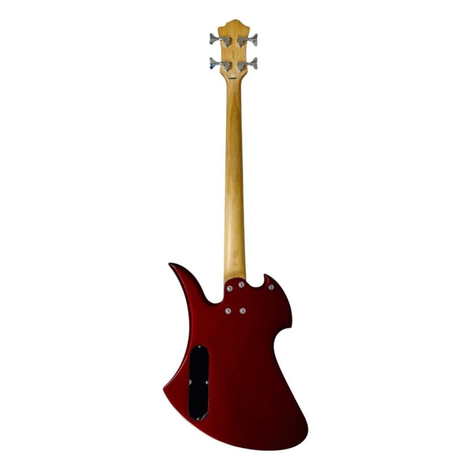 B.C.Rich Mockingbird Metallic Red Electric Bass Guitar Used From Japan - Image 3 of 4