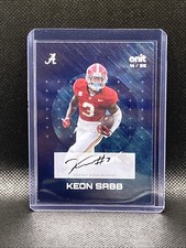 Keon Sabb 2025 Onit Gravity Alabama Crimson Tide On Card Auto Autograph #d /35