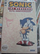 SONIC THE HEDGEHOG 30TH ANNIVERSARY #1 SDCC IDW CON VARIANT CONVENTION SAN DEIGO
