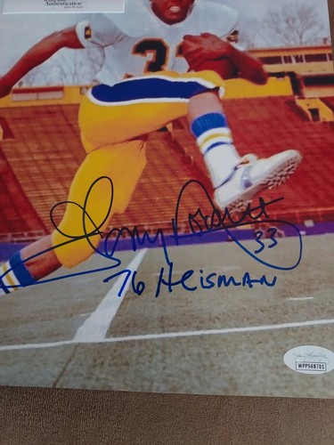Pitt Panthers Tony Dorsett 76 Heisman Autographed 8x10 Pic JSA Certification - Picture 3 of 6