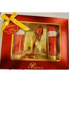 2 Princess Gift Set of Ladies Pink And Body Lotion, Eau de Parfum & Shower Gel