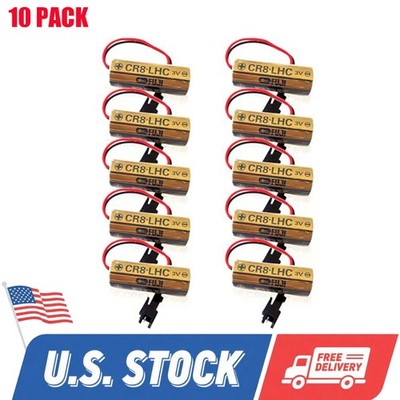 10Pcs FUJI FDK 3V CR8.LHC CR8 LHC Battery Backup Power Source Batteries NEW