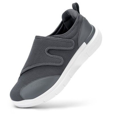 FitVille Fittington Men's Easy Top Diabetic Shoes V1 Slip-On Adjustable Size 13W
