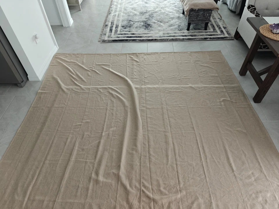 ANNAKAJSA Cortinas Oscurecedoras Habitación, 1 Par, Beige/IKEA, 57x98" Foto 2 de 3