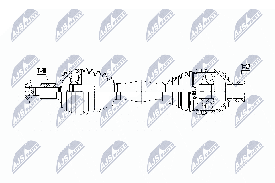 NPW-ME-064 NTY Drive Shaft for MERCEDES-BENZ - Image 6