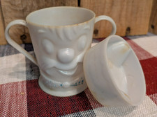 Vintage 1950  s Double Handled Sippy/ Weaning Cup, With Lid, Made in USA