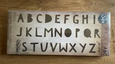 Sizzix Bigz XL Die 662707 Tim Holtz Alterations Cutout Upper Alphabet BNIP