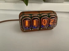 Nixie tube clock, assembled on IN-12 lams, new, handmade