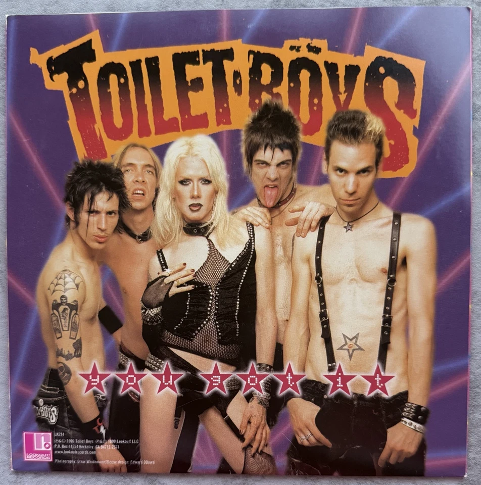 The Donnas - Get You Alone / The Toilet Boys - You Got It - 1999 7" Vinyl VG+ Foto 3 de 4