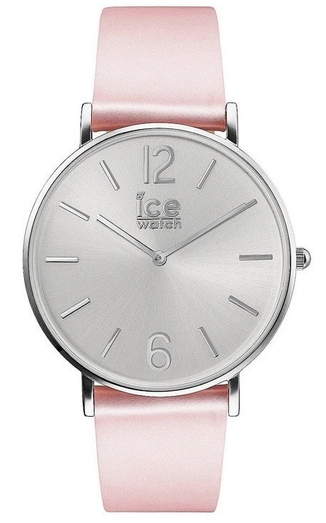 Ice-Watch ICE 001511 City pink silver Medium Uhr silber Lederband rosè neu K1 - Bild 1 von 1