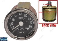 Replik Smiths Tacho 80 Mph Schwarz FüR Norton BSA Royal Enfield Triumph Aes