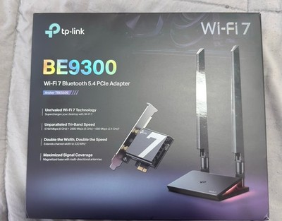 TP-Link Archer TBE550E Wi-Fi 7 PCIe Adapter BE9300 Tri-Band Bluetooth 5.4 