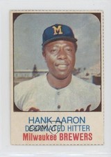 1975 Hostess All-Star Team Twinkies Hank Aaron #130 HOF t2u