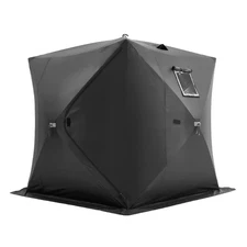 Person Ourdoor Portable Ice Shelter Pop-Up Ice Fishing Shanty Tent