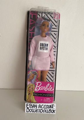 Barbie Fashionistas with Long Rainbow Hair Girl Doll (GHW52