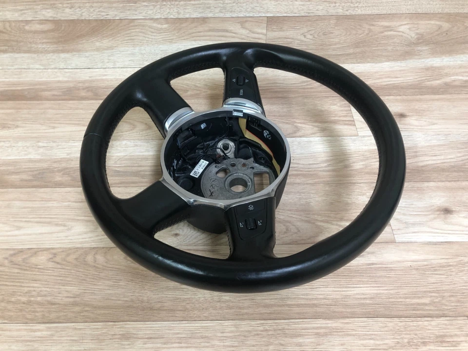 AUDI A8 QUATTRO OEM VOLANTE DELANTERO CUERO NEGRO 2004-2006 Foto 4 de 4