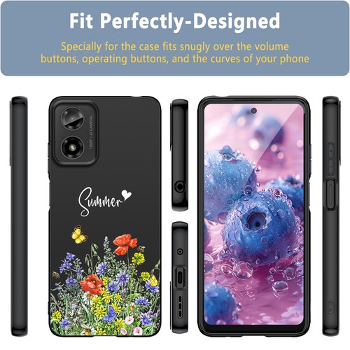 Coque fleur personnalisée pour Motorola Edge/Moto G Stylus/G Power/G 5G 2024 - Photo 9 sur 91