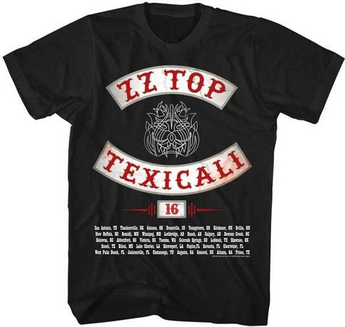 Camiseta para hombre ZZ Top Texicali 2016 Tour banda de música rock merchandising - Imagen 5 de 5