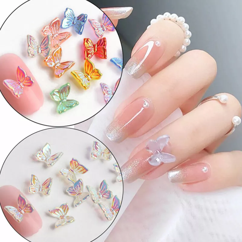 3d butterfly nail art online