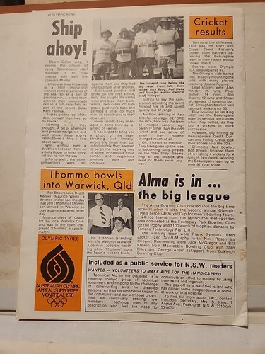 Olympic Tyres News April- May 1976 - Picture 4 of 4