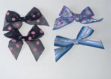  4 Mini Decorative Bows: 3-4"
