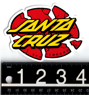 SANTA CRUZ DOT 4 STICKER COLLECTION - 3.5