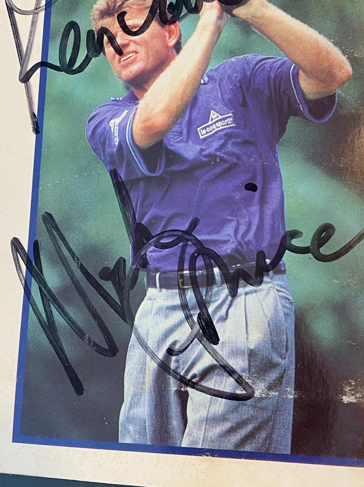 HOF TRIPLE AUTOGRAFIADO Y TRANSMITIDO USADO 1994 PGA TOUR GUÍA OFICIAL DE MEDIOS (leer) Foto 2 de 4