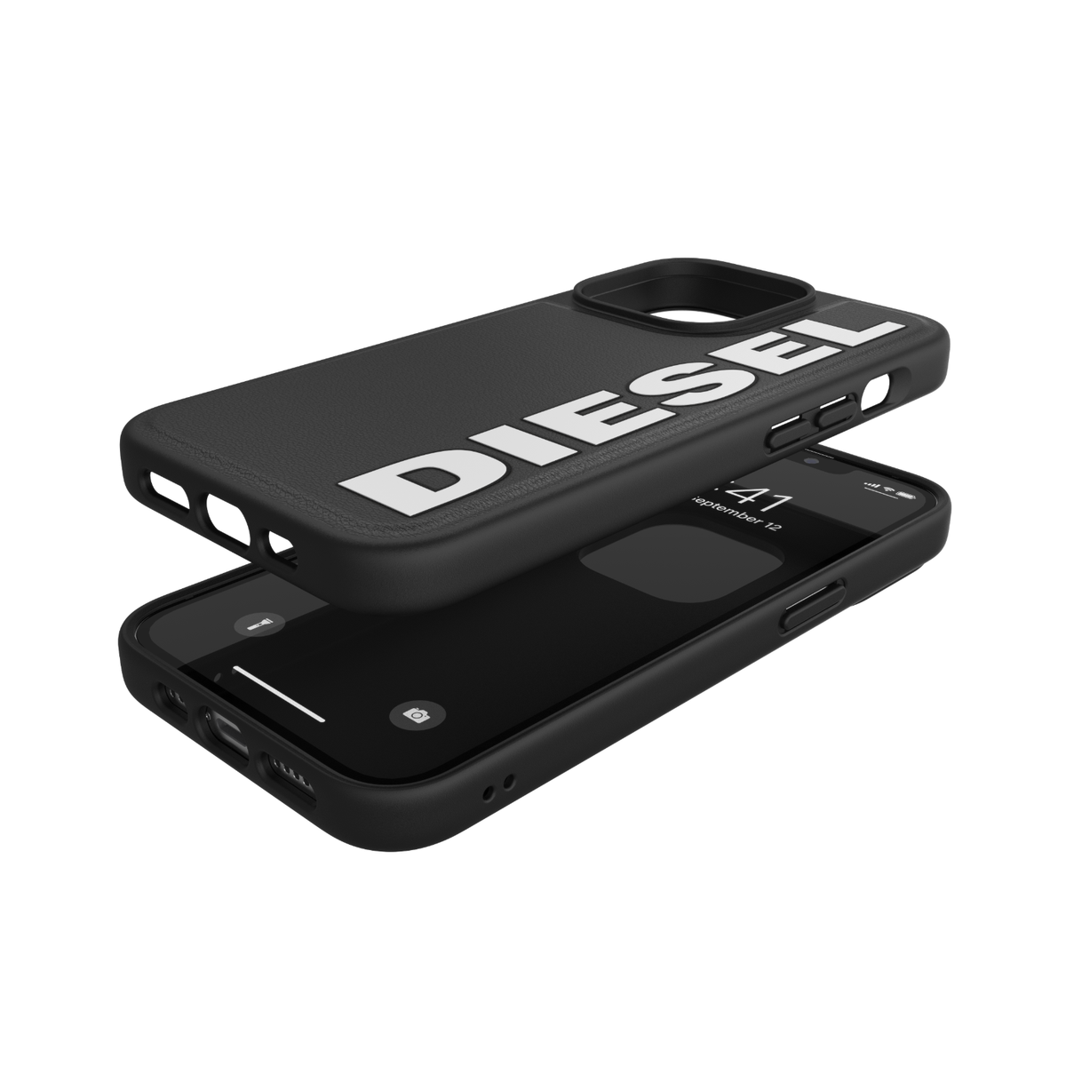 DIESEL - 新品⭐︎DIESEL (ディーゼル) iPhone13Proブラック プレミアム 新品⭐︎DIESEL iPhone13Pro BK/WH ネックストラップ付き
