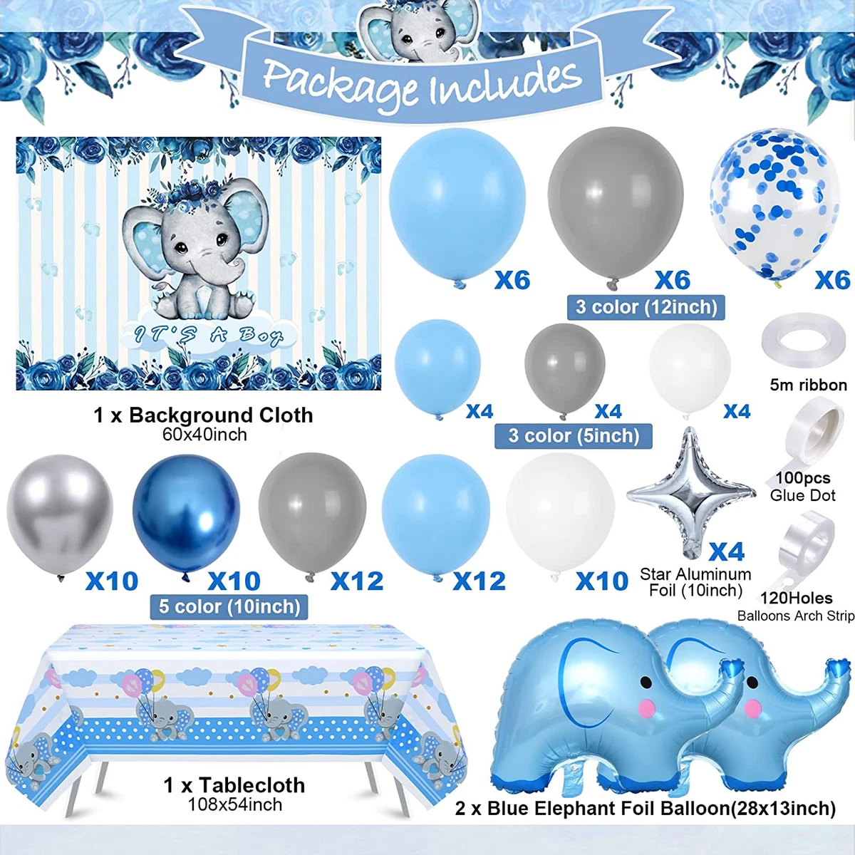 Update more than 135 blue baby shower decorations super hot seven.edu.vn