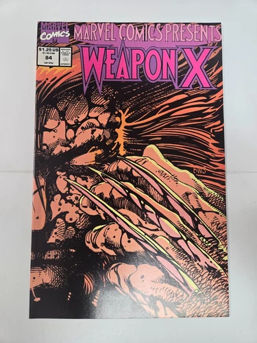MARVEL COMICS PRESENTS #84 WEAPON X VERY FINE/NEAR MINT MARVEL COMICS 1991