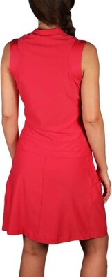 nike metallic dress Nike Golf Sleeveless Dress (Fuchsia Force/Metallic Silver) Women's Dress  Medium