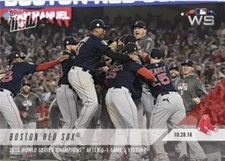 2018 Topps Now BOSTON RED SOX Celebrate WORLD SERIES Championship Card