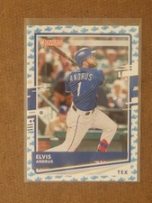 2020 Donruss Elvis Andrus Texas Rangers #156 Baby Shark Parallel