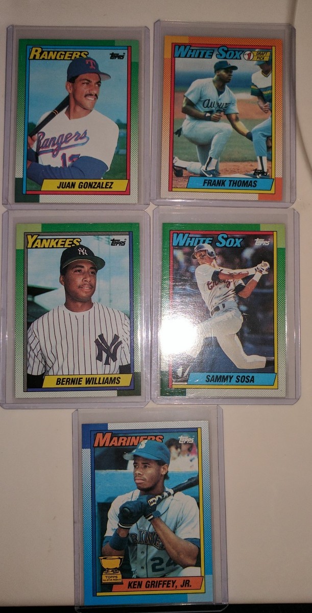 1990 Topps baseball complete set - Thomas, Sosa, Griffey, Gonzalez