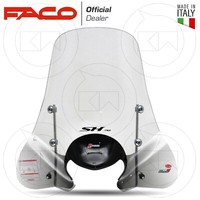 22316 Faco Windschutzscheibe Faco + Befestigungs-Kit FüR Honda SH125 SH150 2004
