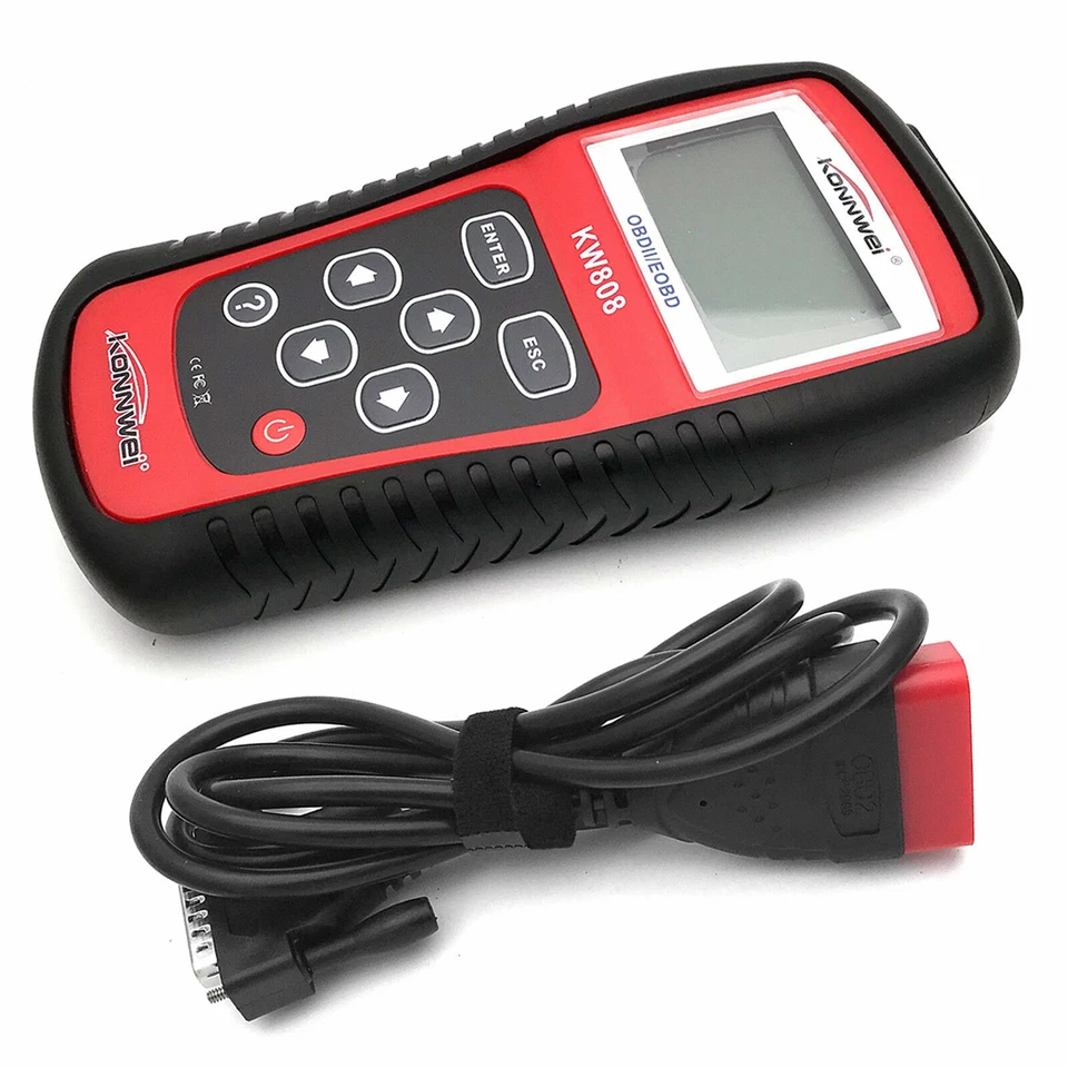 EOBD OBD2 OBDII Car Scanner Diagnostic Live Data Code Reader Check Engine Light - Image 4 of 4