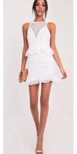 New *Pretty Little Things* White Lace dress Size 8-10 