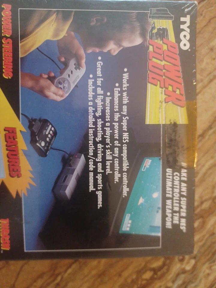 TYCO Power Plug Super Nintendo Entertainment System Controller New Sealed - Image 3 of 4
