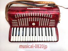 YAMAHA Accordion YA-21 Red 32 Keyboard