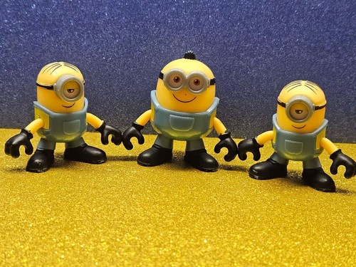 Fisher Price Imaginext 5 figures Minions Despicable Me Stuart Gru Dave Otto - Picture 6 of 8