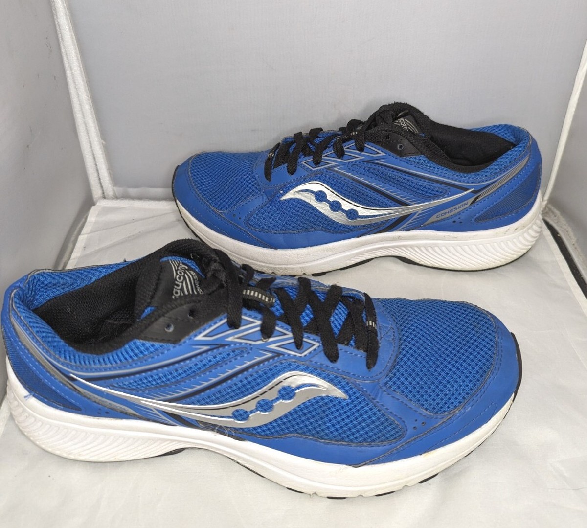 Saucony Mens Cohesion 14 S20628-8 Blue Running Shoes  display picture 1