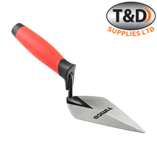 Image of Timco 6" Pointing Trowel – Forged Steel Blade With Ergonomic & Soft-Grip Handle