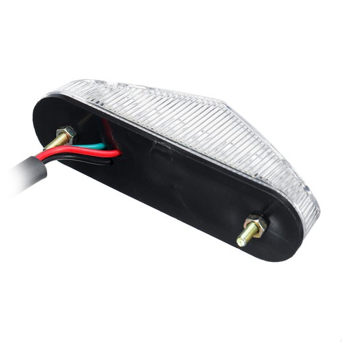 Universale Moto12led Moto Faro Fanale Luce Stop Posteriore Targa Luci 12v Bianco - Picture 9 of 9