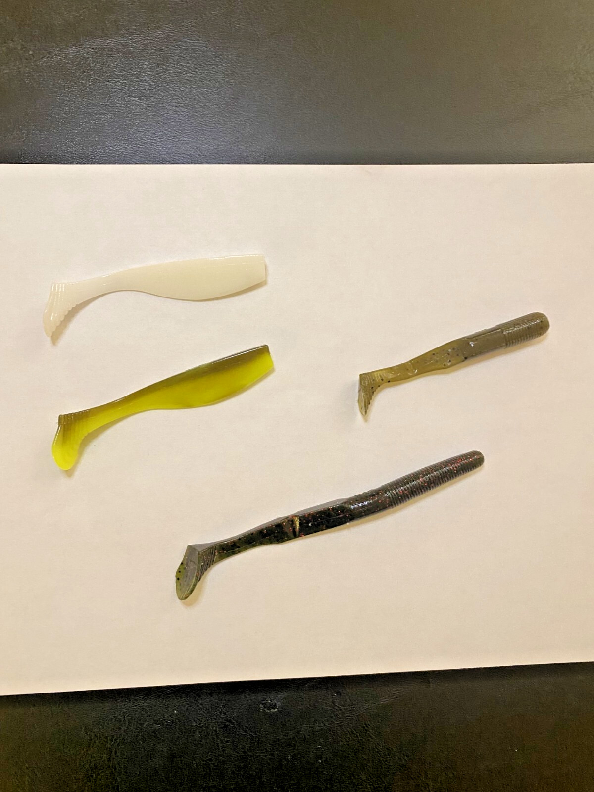 Gary Yamamoto Soft Plastic Swimbaits, Lot of 4, Made in USA - Image 3