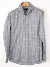 HUGO BOSS Men Gerald Regular Fit Casual Formal Shirt Size M 39 - 15 1/2 BAZ671