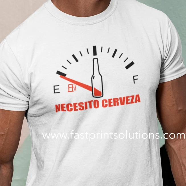 Camiseta Necesito Cerveza Fiesta de la Sanse de jangueo de chinchorreo